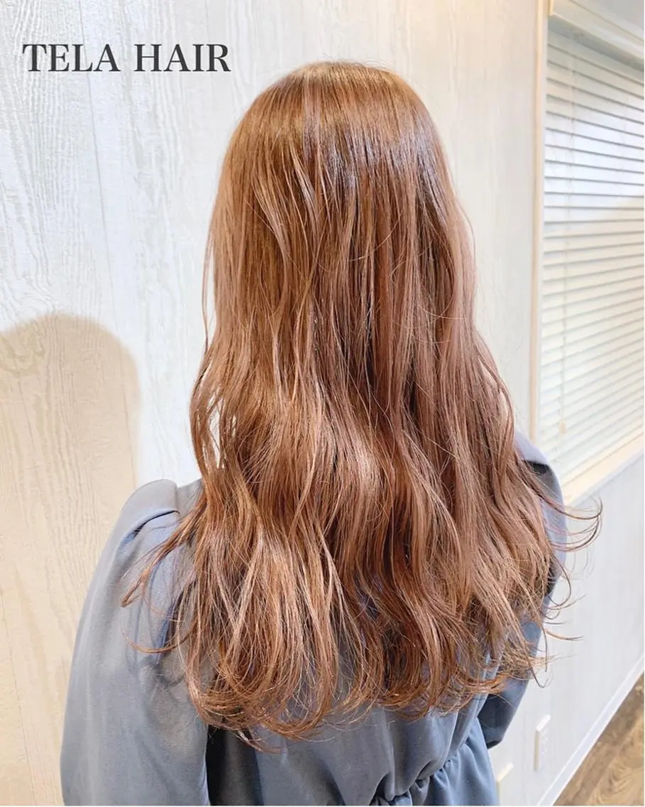 セミロング カラー ヘアアレンジ カット ヘアカラー HUENEST アカデミーサロンのヘアスタイル
