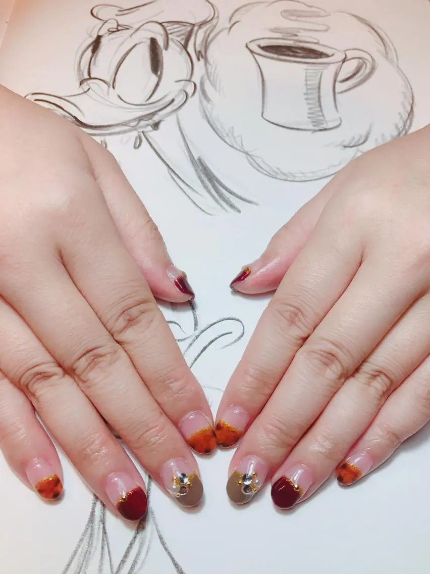 ネイル フレンチネイル owlnail /持込みデザイン専門のネイルデザイン