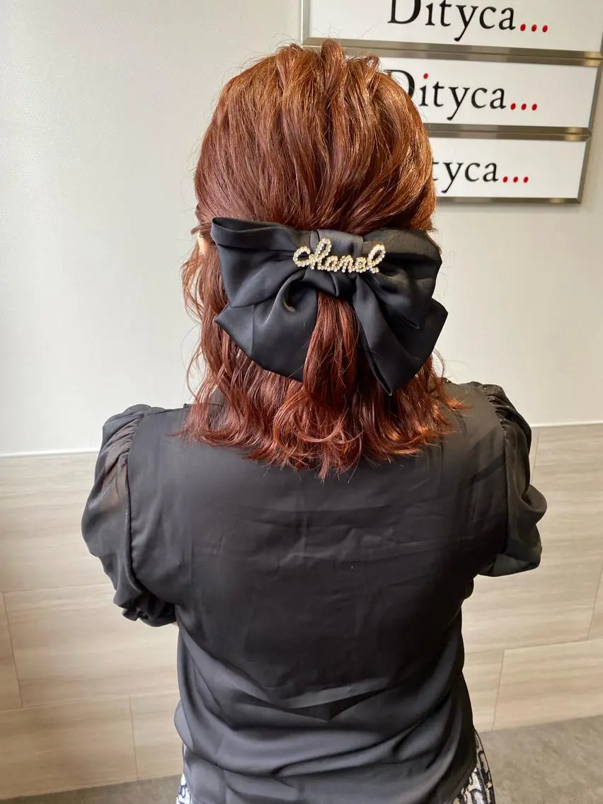 ショート ヘアアレンジ 喜多良 綾花のマツエク・マツパデザイン
