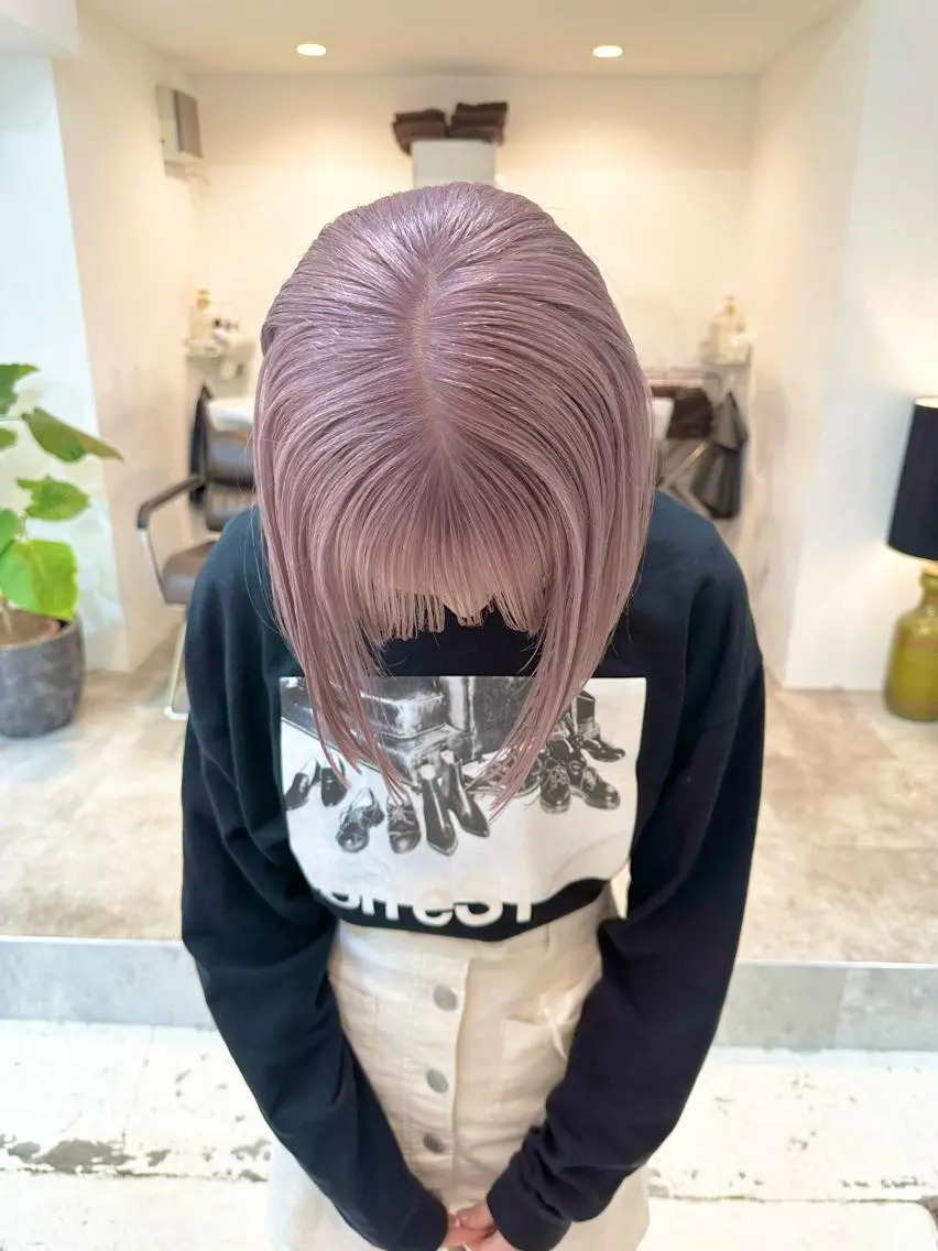 ショート カラー ヘアカラー トリートメント ヘッドスパ ヘアセット kai .のヘアスタイル