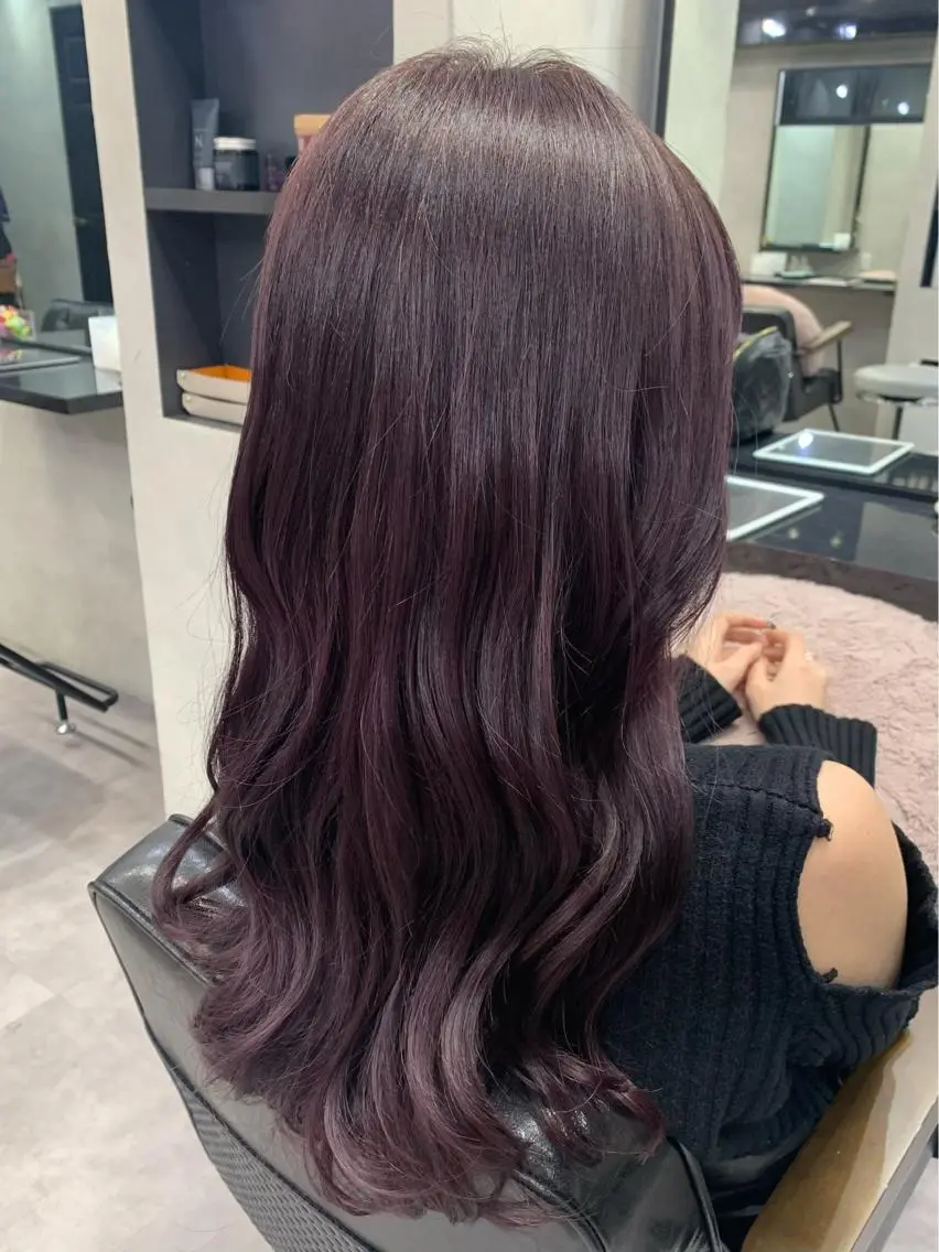 ロング カラー ヘアアレンジ 個室で似合わせ好印象 🧡外山弥千代のヘアスタイル