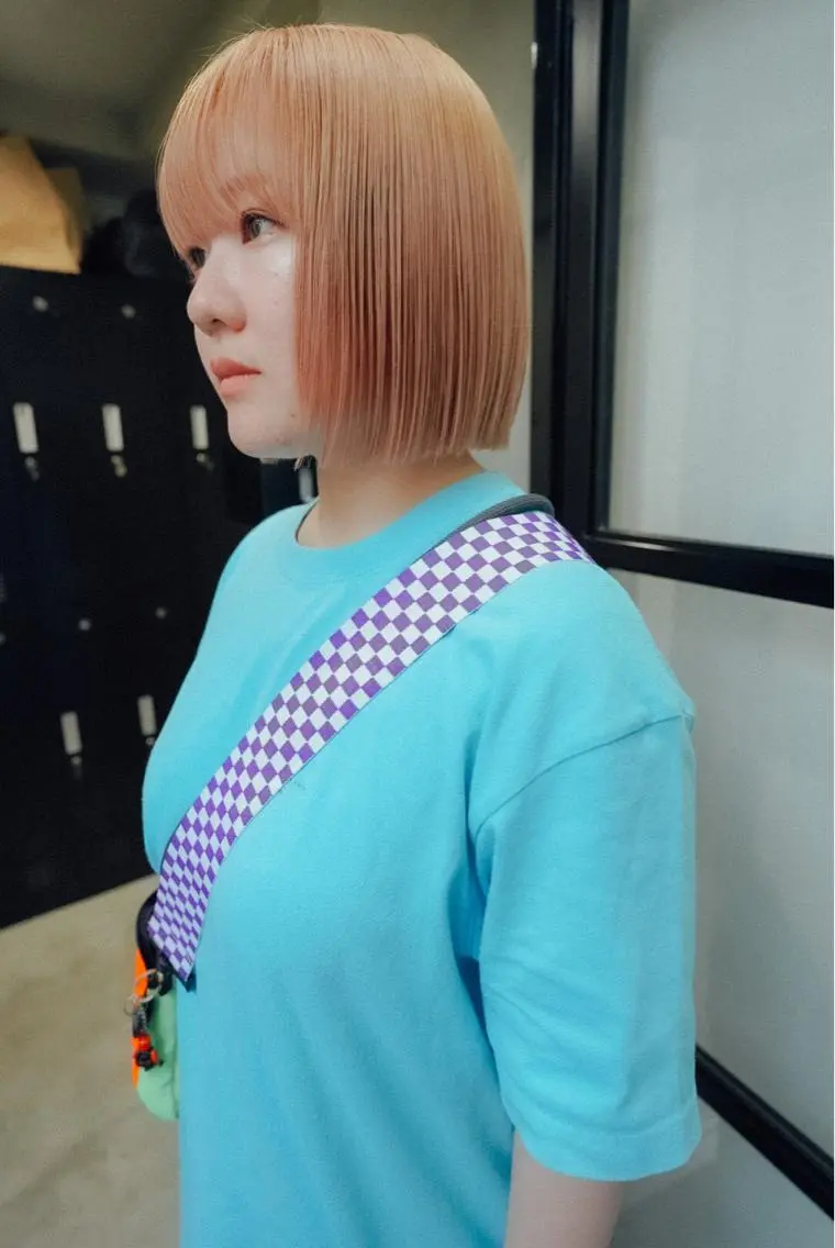 ミディアム カット ヘアカラー 前田 陽南子のヘアスタイル