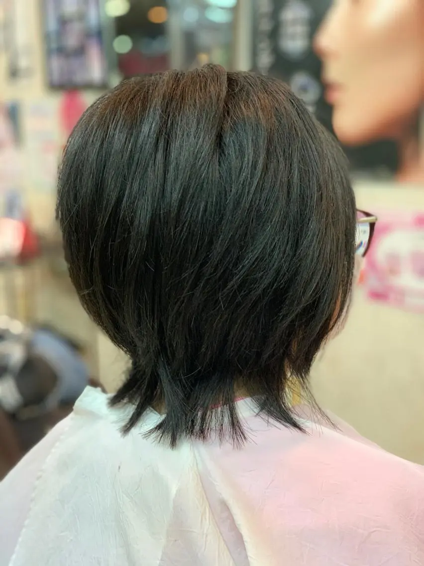 ショート ウルフカット カット 春日部　間庭 寛貴のヘアスタイル