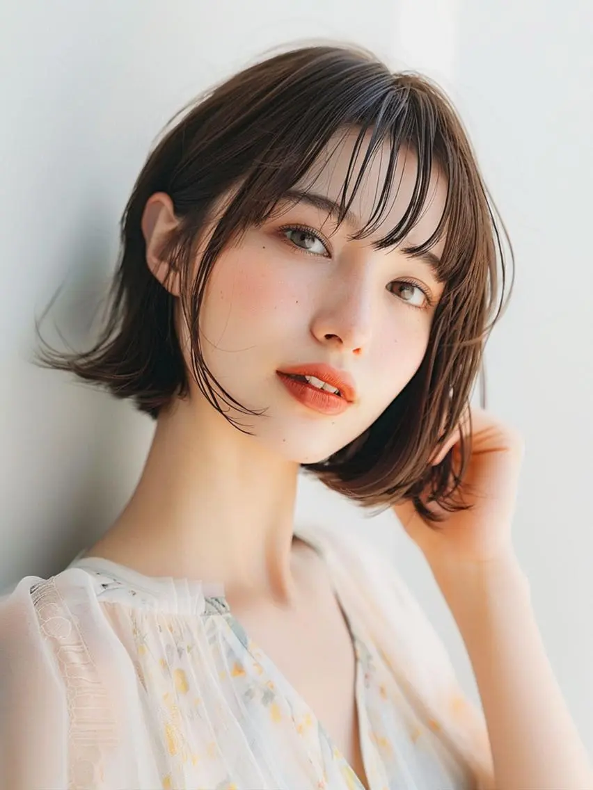 ショート ヘアカラー からちか Kayoのヘアスタイル