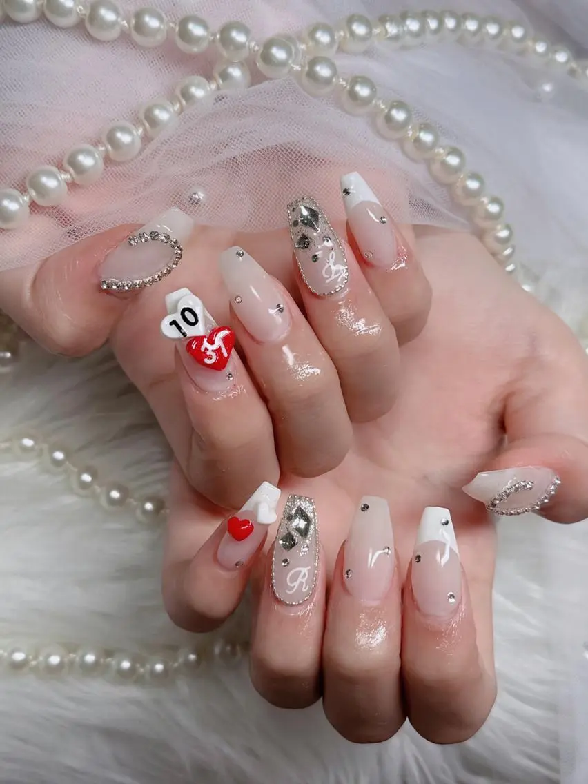 ネイル フレンチネイル ジェルネイル ハロウィン 韓国ネイル マグネットネイル ハンドネイル Hbaby nailのネイルデザイン