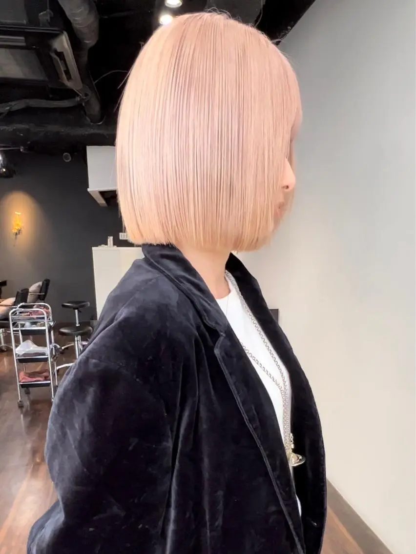ショート カラー ブリーチ ケアブリーチ ダブルカラー ハイトーンカラー イルミナカラー ヘアカラー トリートメント 🧡色落ちまで2度 楽しめる🧡ヨシキのヘアスタイル