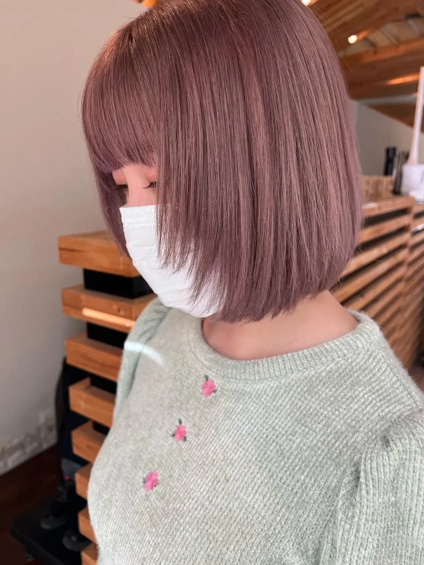 カラー ヘアカラー 早川 真幸のヘアスタイル