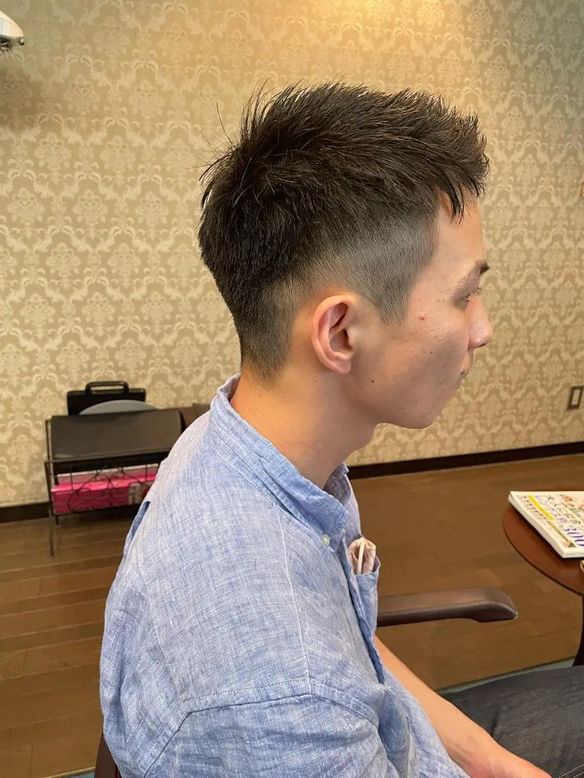 メンズ 刈り上げ 長尾 瑞希のヘアスタイル