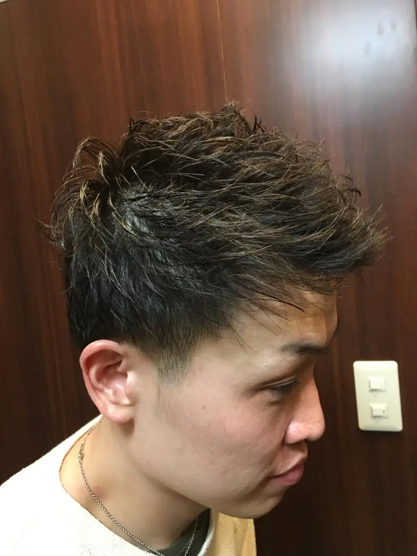 ショート パーマ ショートヘア 小島 史也のヘアスタイル