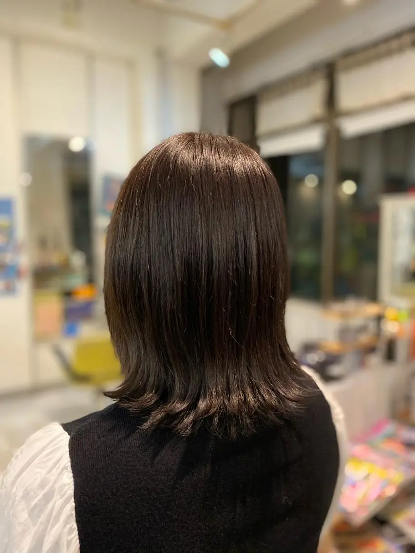 ミディアム 黒川 奨のヘアスタイル