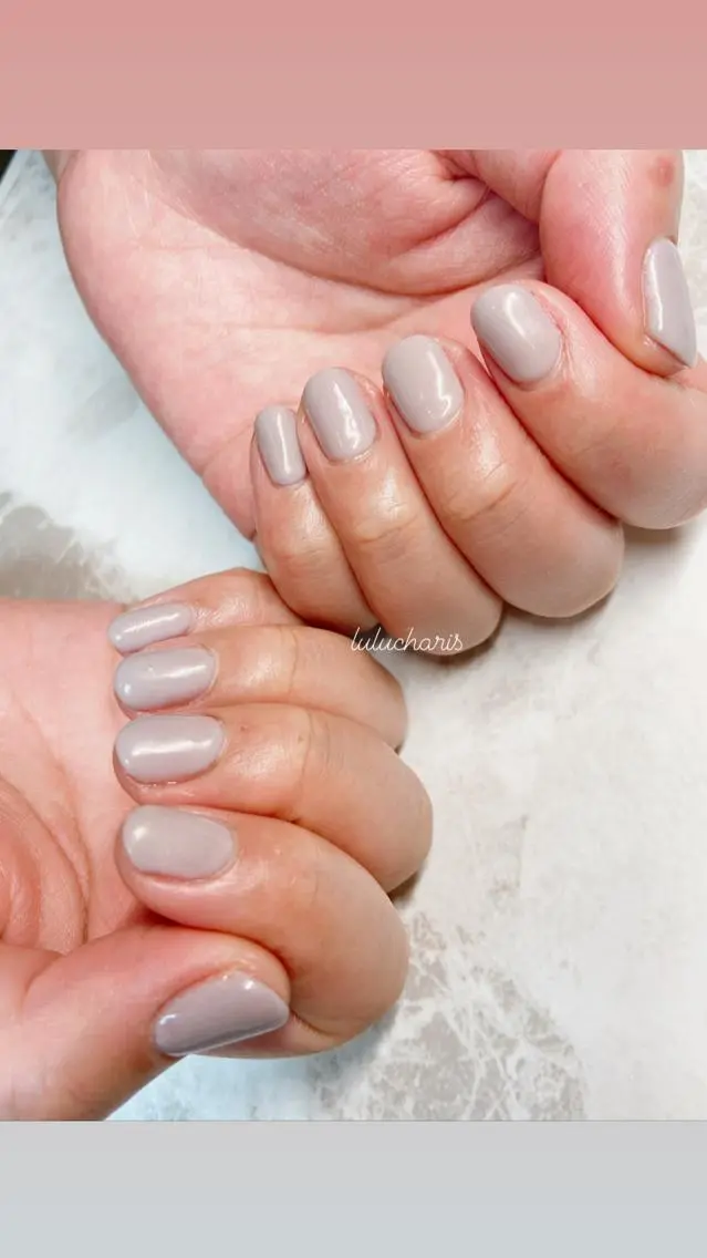 ネイル ワンカラーネイル lulucharis nailのネイルデザイン