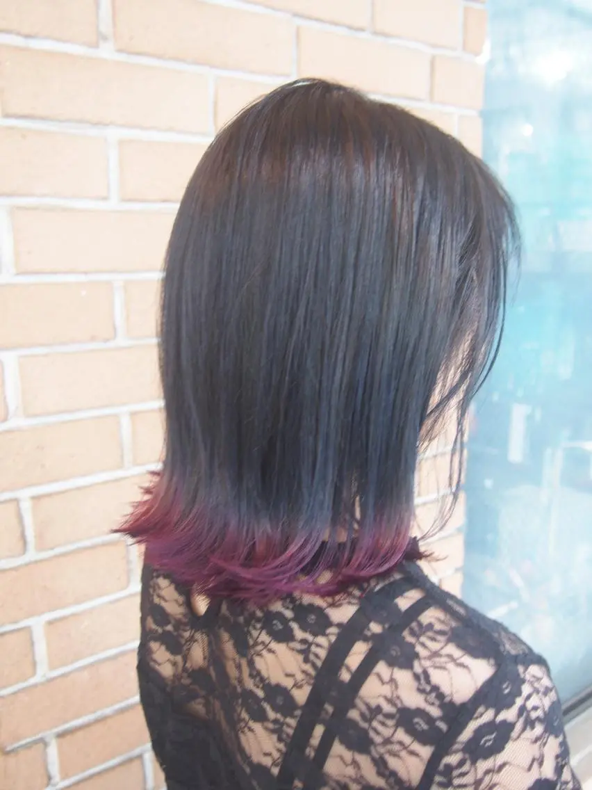 ミディアム カラー パーマ ヘアアレンジ メンズ キッズ ネイル マツエク・マツパ メンズブリーチ ブリーチ サロンドミルク 渋谷高比良のヘアスタイル