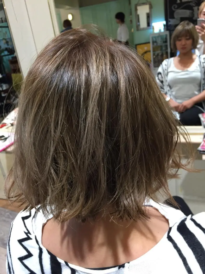 ショート カラー アッシュ カット ヘアカラー トリートメント ヘッドスパ TOPstylist ✂️フセケイタ✂️のヘアスタイル