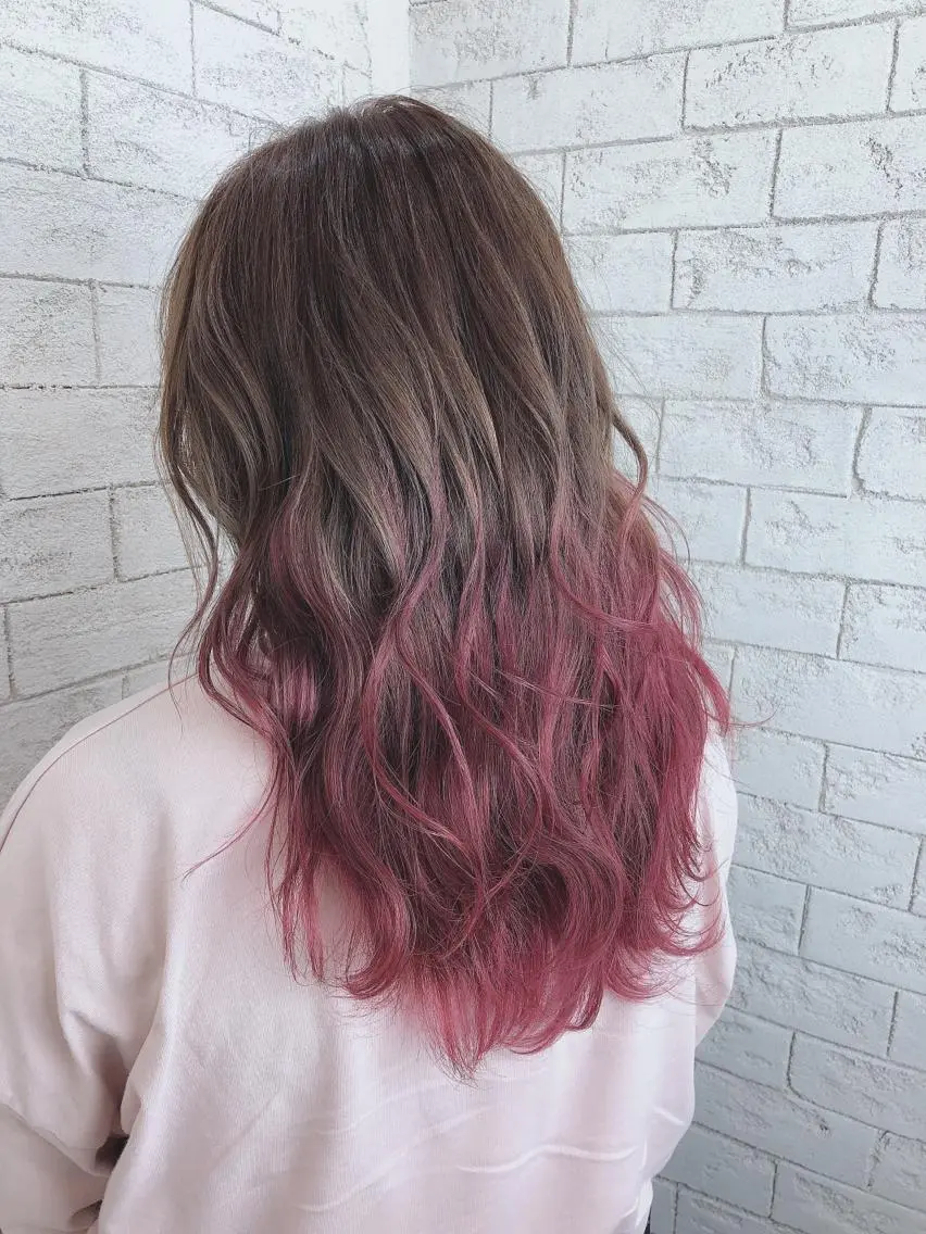 ロング カラー ️韓国ヘア/レイヤー カット❤️Yūkaのヘアスタイル