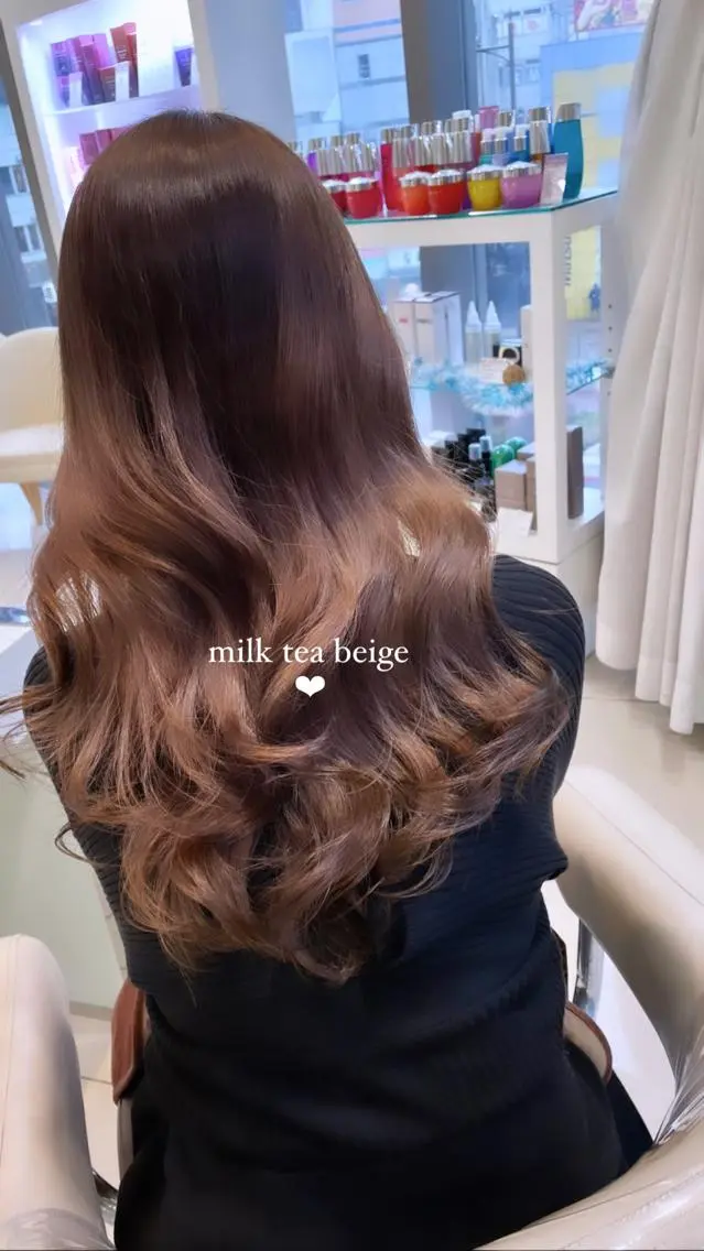 ロング カット ヘアカラー トリートメント ♡大人カワイイ hair♡徳井はやとのヘアスタイル