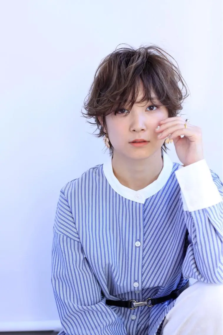 ショート カラー ショートヘア カット ヘアカラー 店長福島成美/髪質 改善縮毛矯正/カラーのヘアスタイル