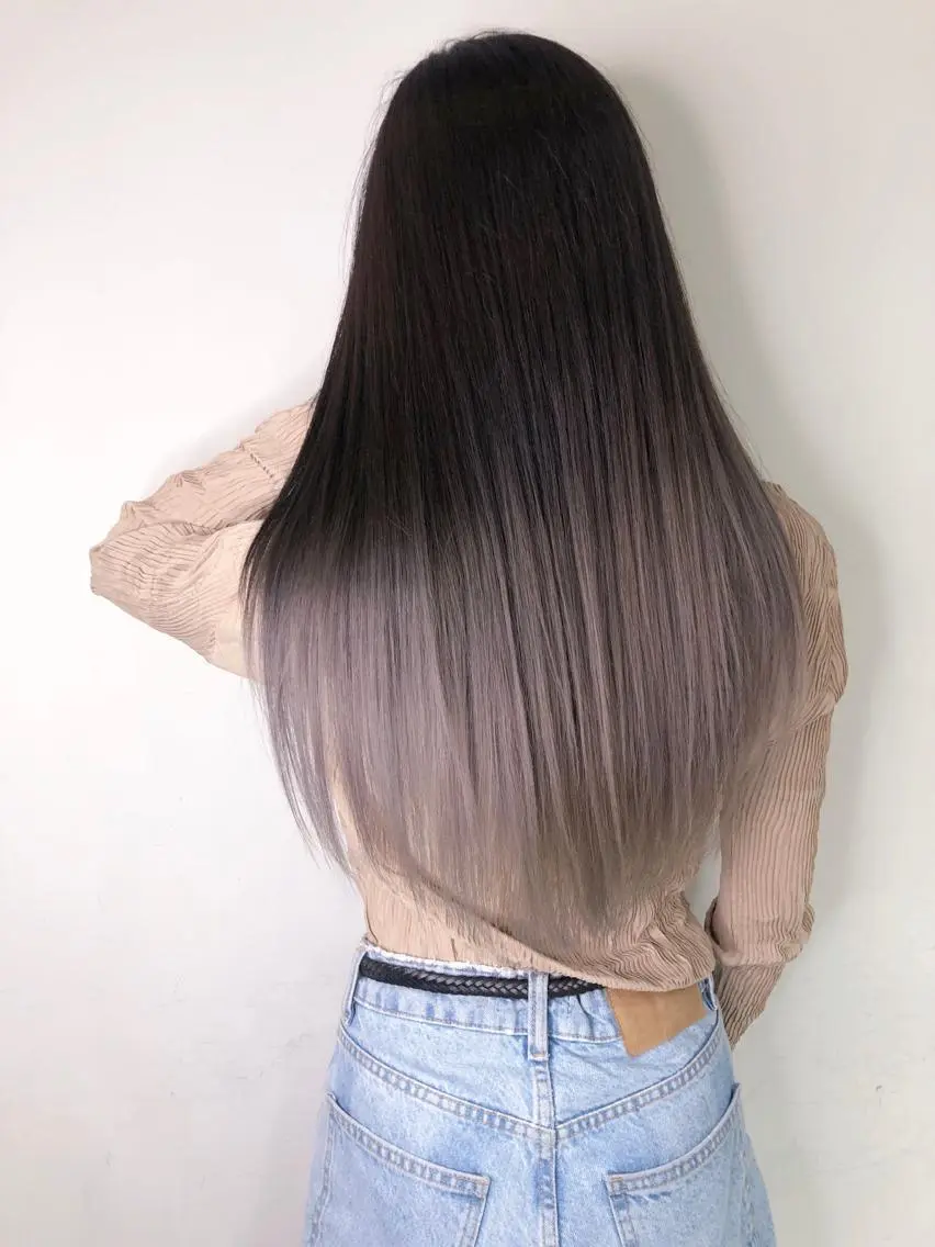 ロング カラー ヘアアレンジ 【公式】amble luxe池袋東口🩷のヘアスタイル