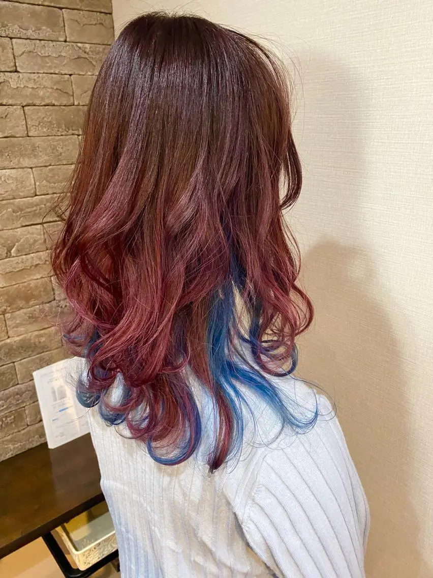 ミディアム カラー ピンクカラー ヘアカラー トリートメント 美髪 カラーリストのヘアスタイル