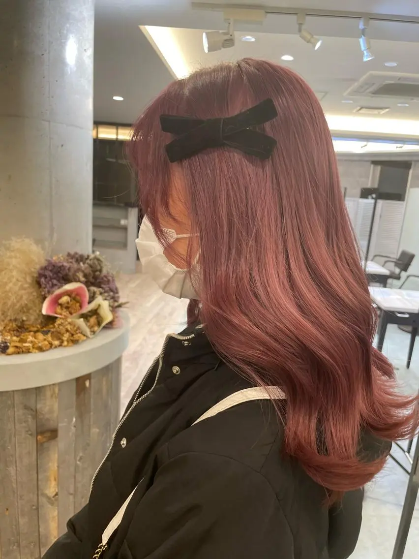 ロング ヘアカラー トリートメント ♡似合わせ ♡ハイトーン♡のヘアスタイル