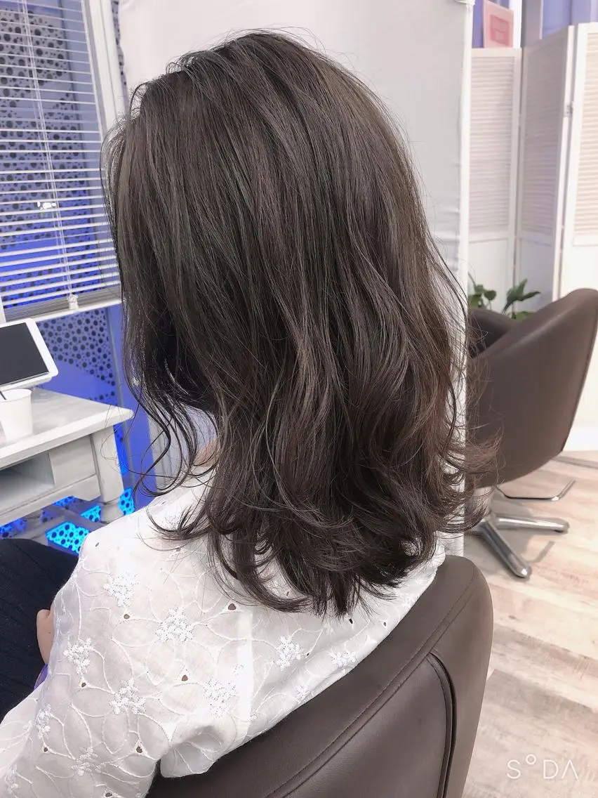 ミディアム カラー アッシュ 髪質改善No.1🍀 🍀銀座🍀矢尾板のヘアスタイル
