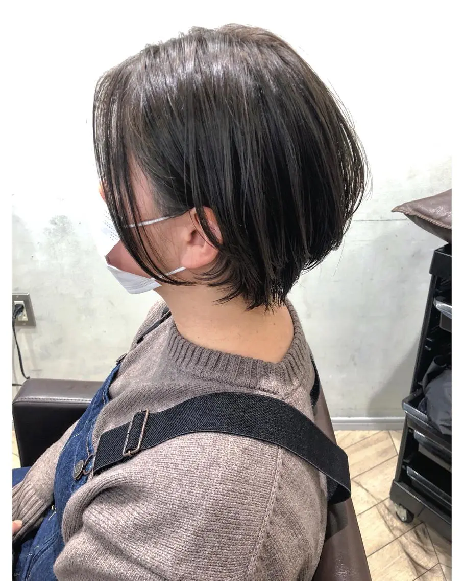ショート カラー ショート・ボブ🍎 ナカノユウキのヘアスタイル