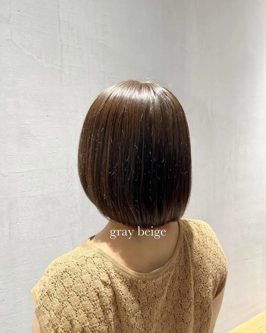 ミディアム カラー カット ヘアカラー 縮毛矯正 トリートメント レイヤー/髪質改善/ 美髪矯正/手塚凌のヘアスタイル