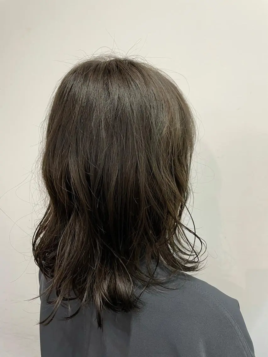 ミディアム カラー ヘアアレンジ 🎀レイヤー 透明感 カラーyuuri🎀のヘアスタイル