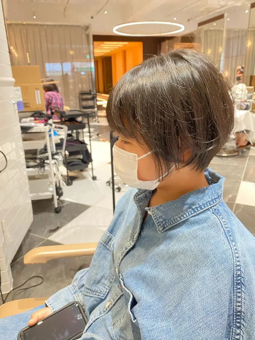 ショート カラー ショートヘア カット ヘアカラー トリートメント 谷合 貴志のヘアスタイル