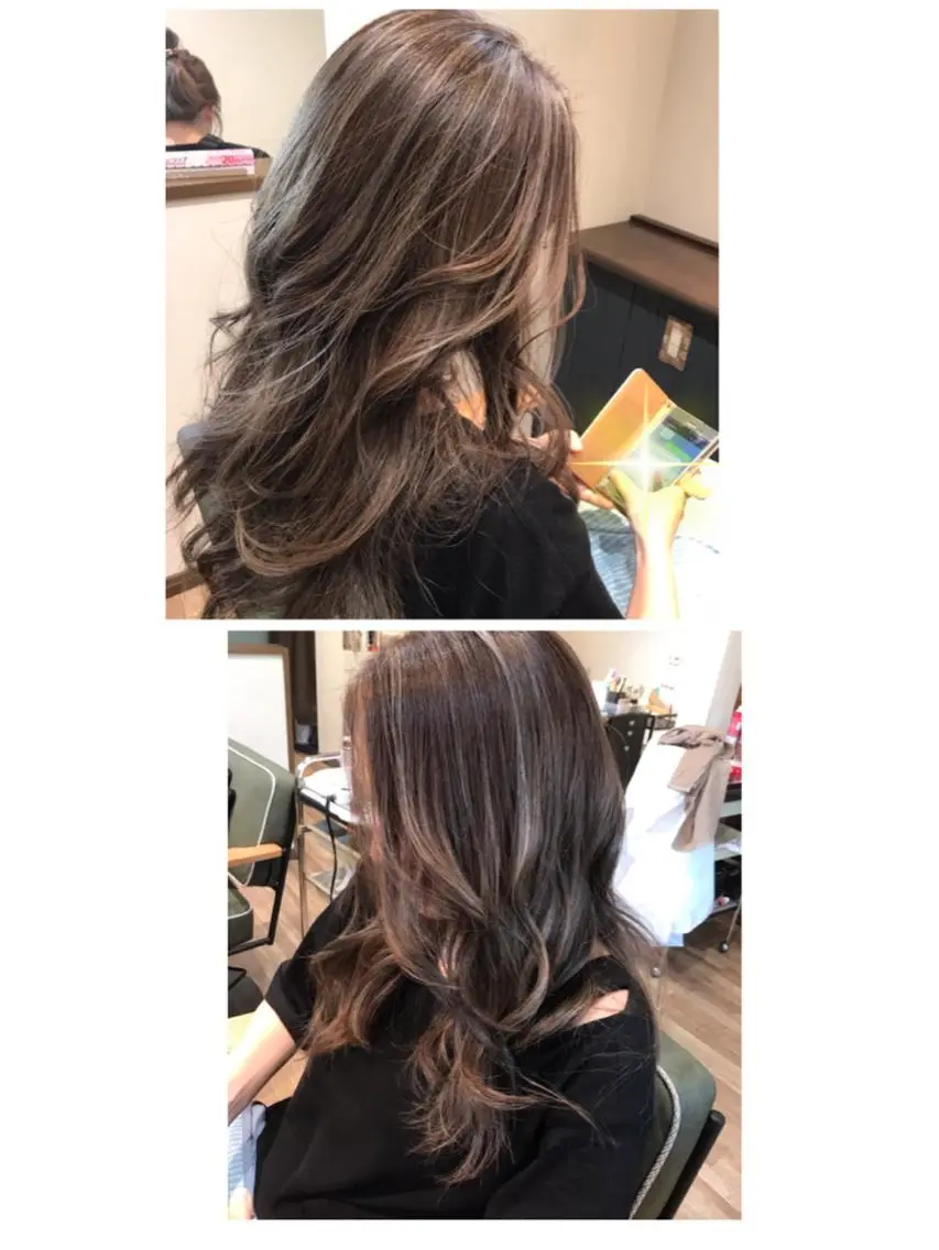 ロング カラー カット ヘアカラー Ray hair 春日部のヘアスタイル