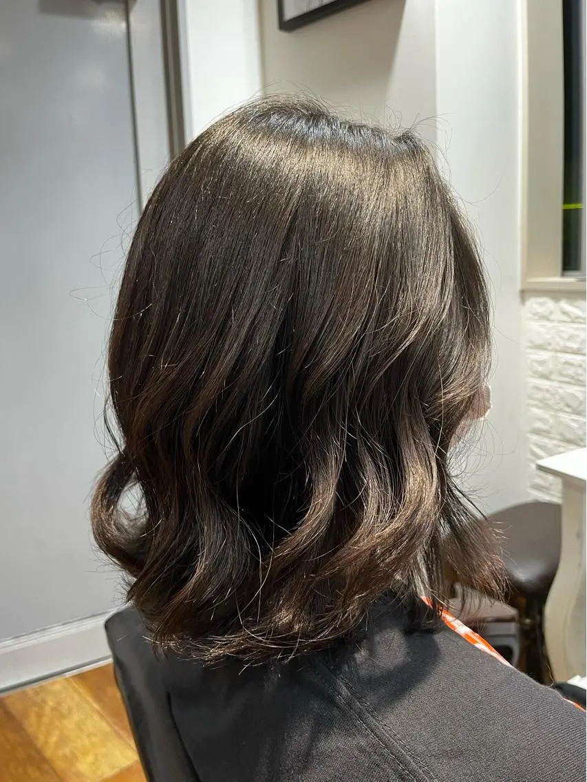 ミディアム angelica布施 窪田隆平のヘアスタイル