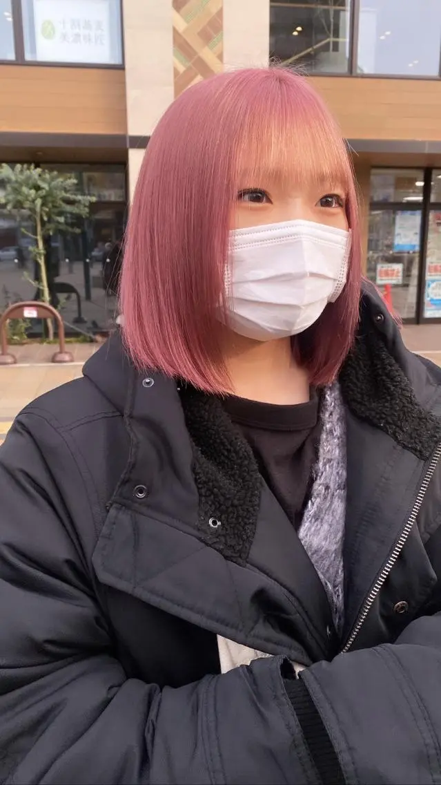 ミディアム 前橋 姫奈のヘアスタイル