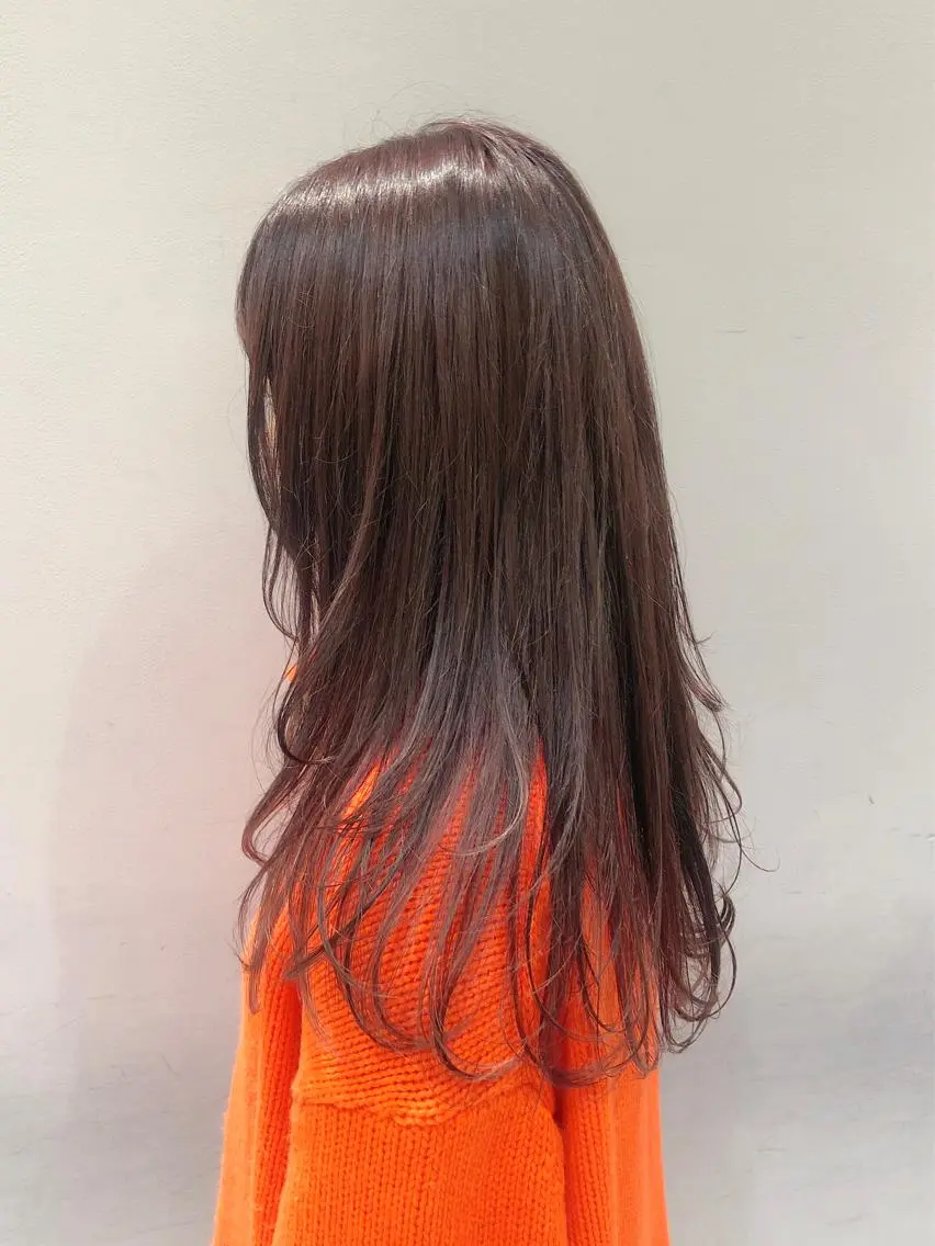 ロング 似合わせ艶髪カラー ❤️ハダユミのヘアスタイル