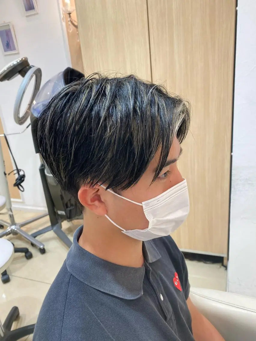 ショート カラー メンズ カット ヘアカラー メンズ特化型美容師 栗山勇人のヘアスタイル