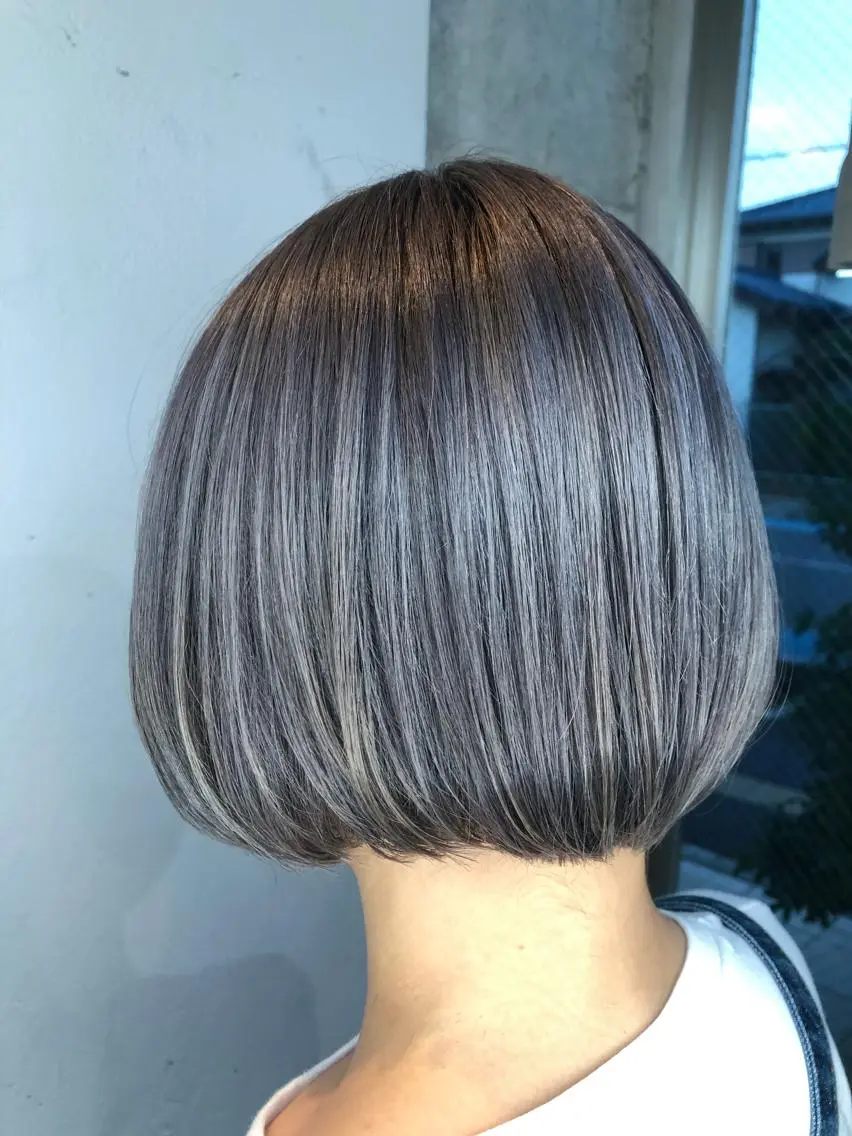 ショート カラー 髪質改善ストレートo rメンズスタイル今岡のヘアスタイル