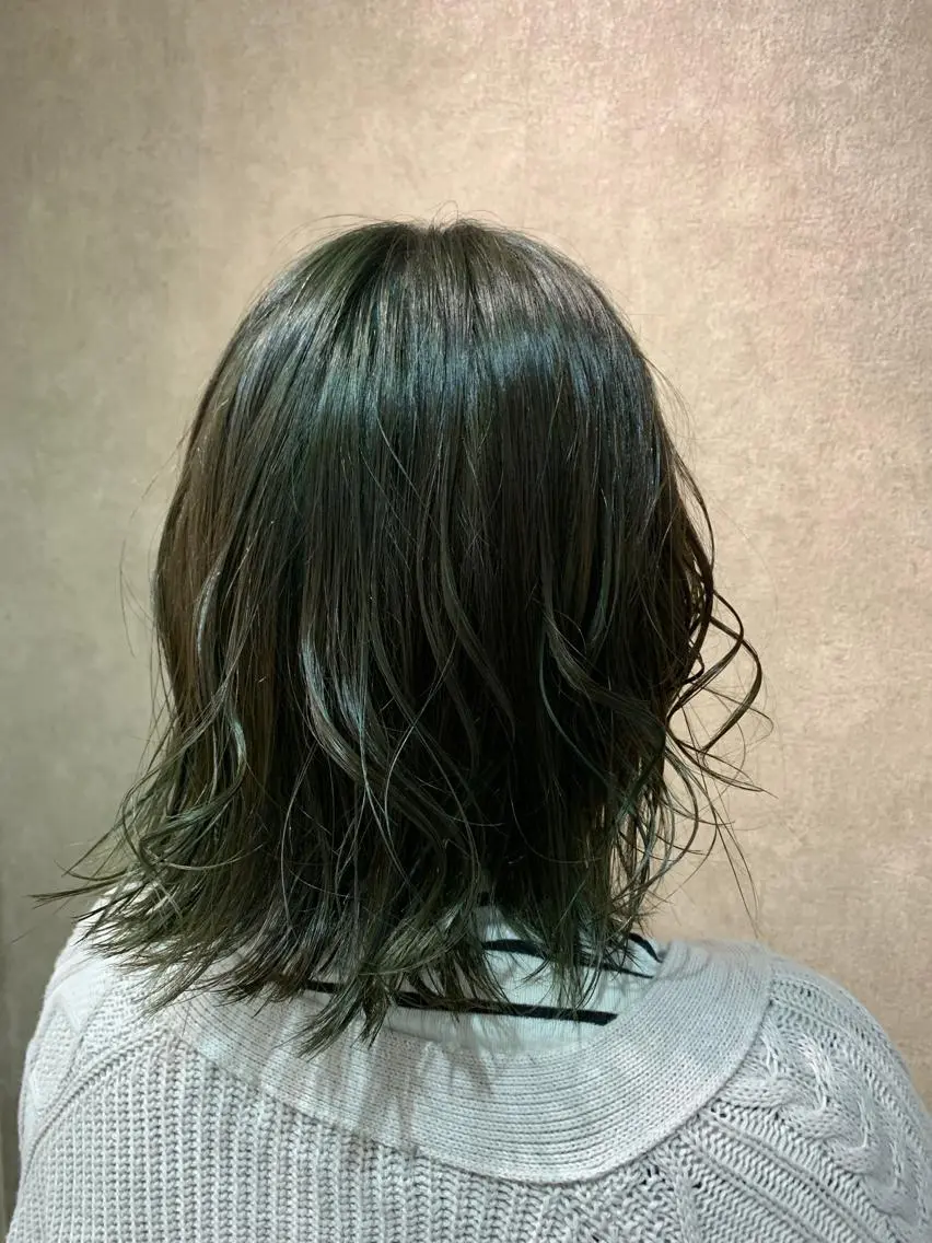 ミディアム カラー 骨格、カラー診断士 ✂️淡中円花のヘアスタイル