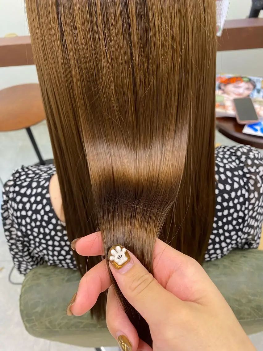 ロング トリートメント 酸熱トリートメント Number CHIHIROのヘアスタイル