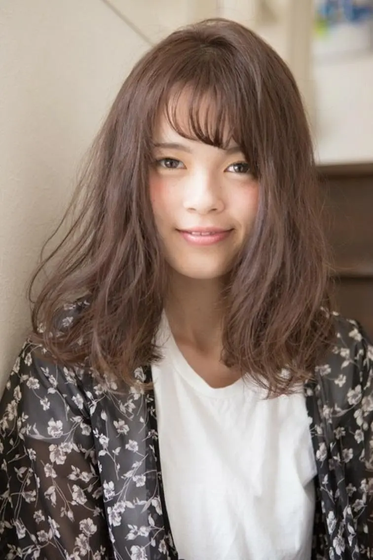 ミディアム カラー アッシュ カット ヘアカラー トリートメント 🌟艶髪カラー 🌟サイトウのヘアスタイル
