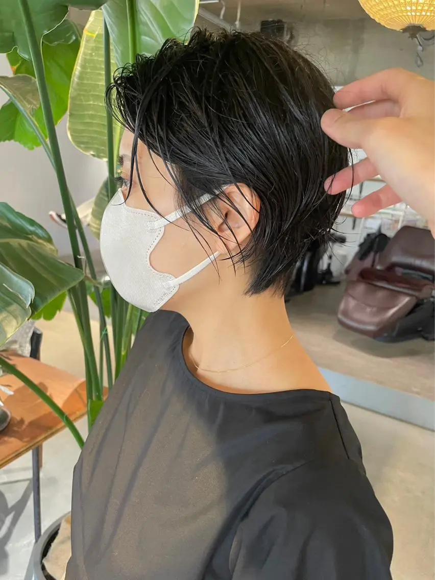 ショート ショートヘア 聖 来のヘアスタイル