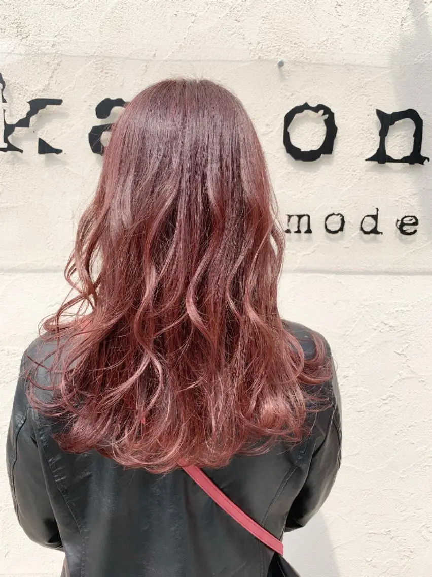 ロング カラー 髪質改善色素改善特化 keiのヘアスタイル