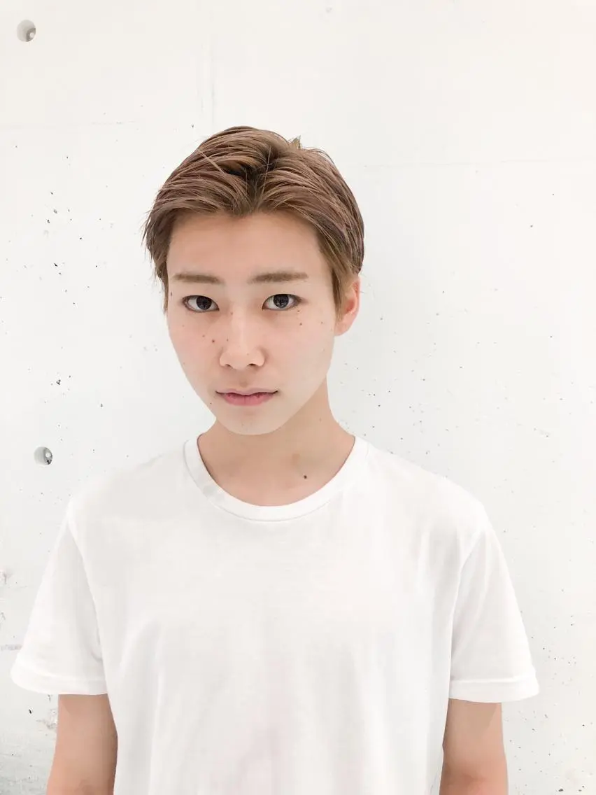 ショート カラー メンズ メンズインナーカラー グラデーションカラー イルミナカラー インナーカラー 💈メンズカット💈 No.1💈坂元のヘアスタイル