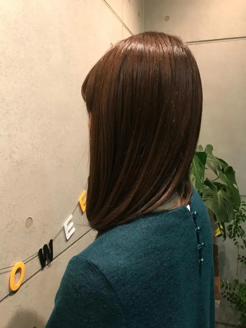 カラー おせ ちさとのヘアスタイル