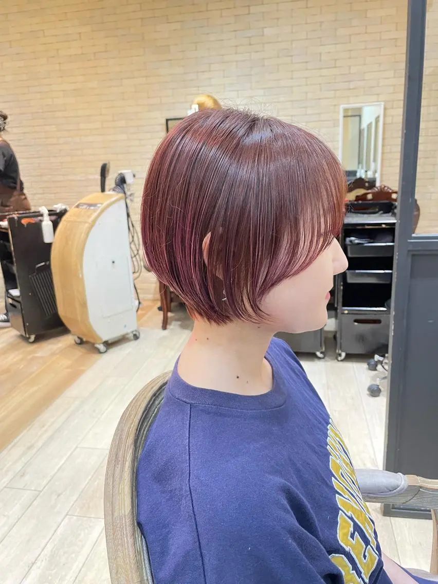 ショート 亀川蓮 Agu hairのヘアスタイル