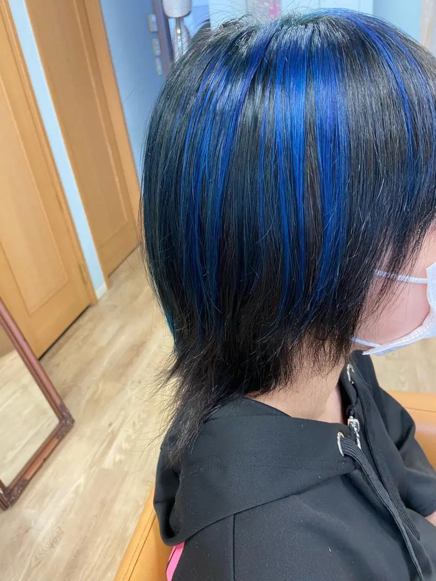 カラー Lepps れいなのヘアスタイル