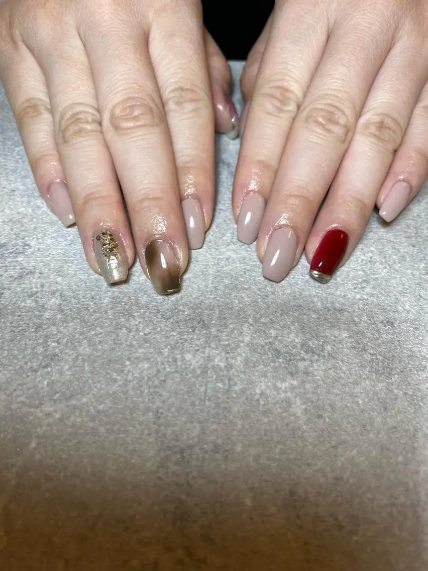 ネイル アートネイル ニュアンスネイル ハンドネイル LIll nailのネイルデザイン