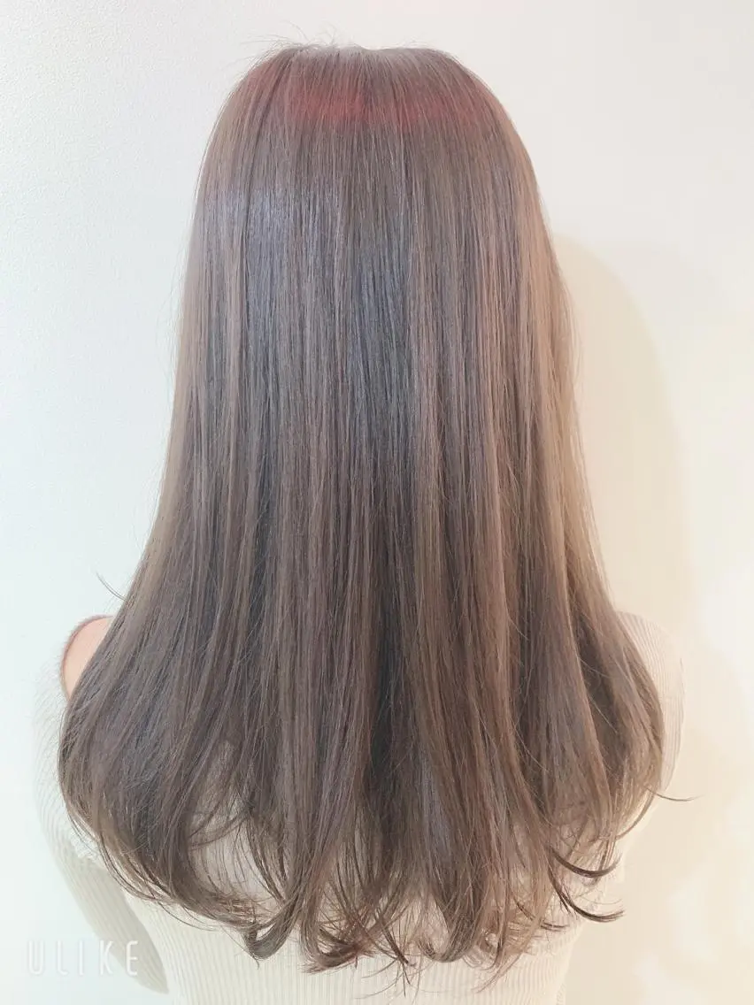 ロング カラー カット ヘアカラー なりたいが叶う ながしまじゅんきのヘアスタイル