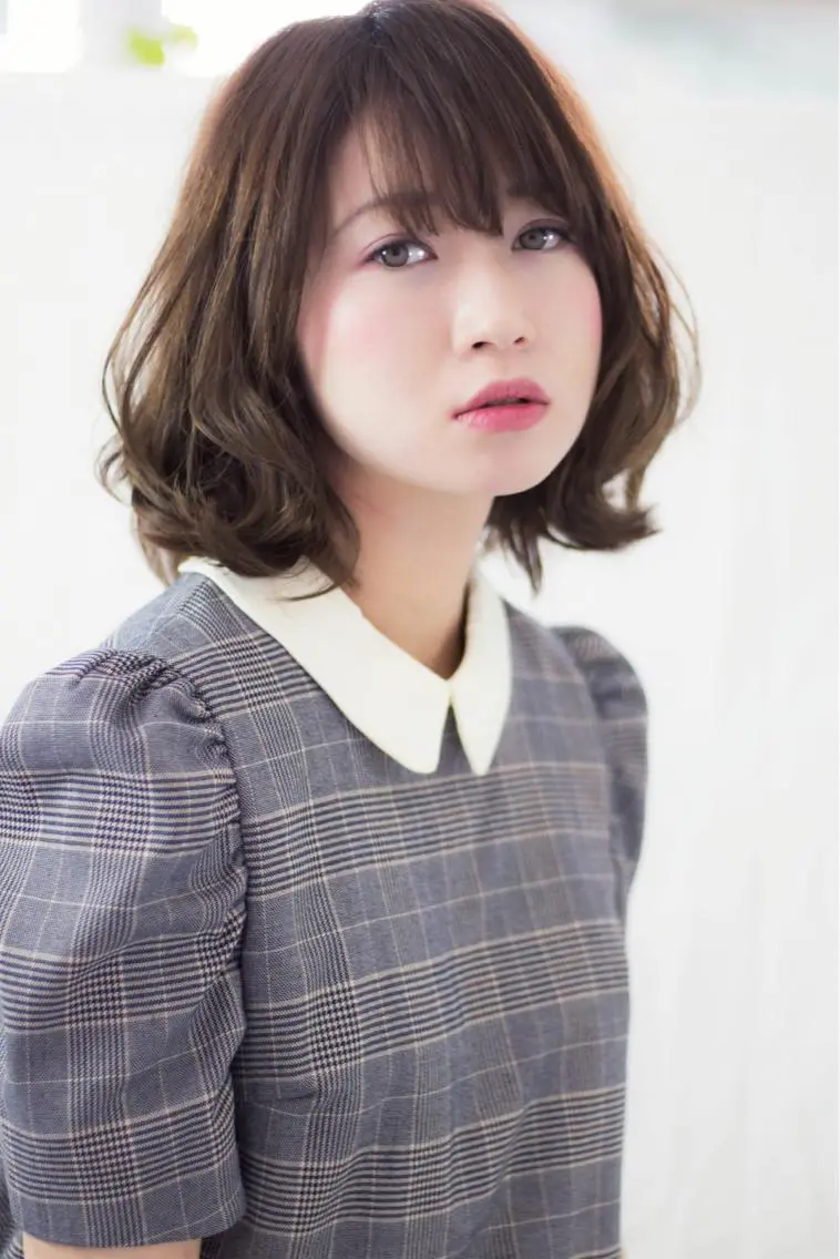 ミディアム カラー ヘアアレンジ 【滝川市 美容師】 髙橋昌也のヘアスタイル