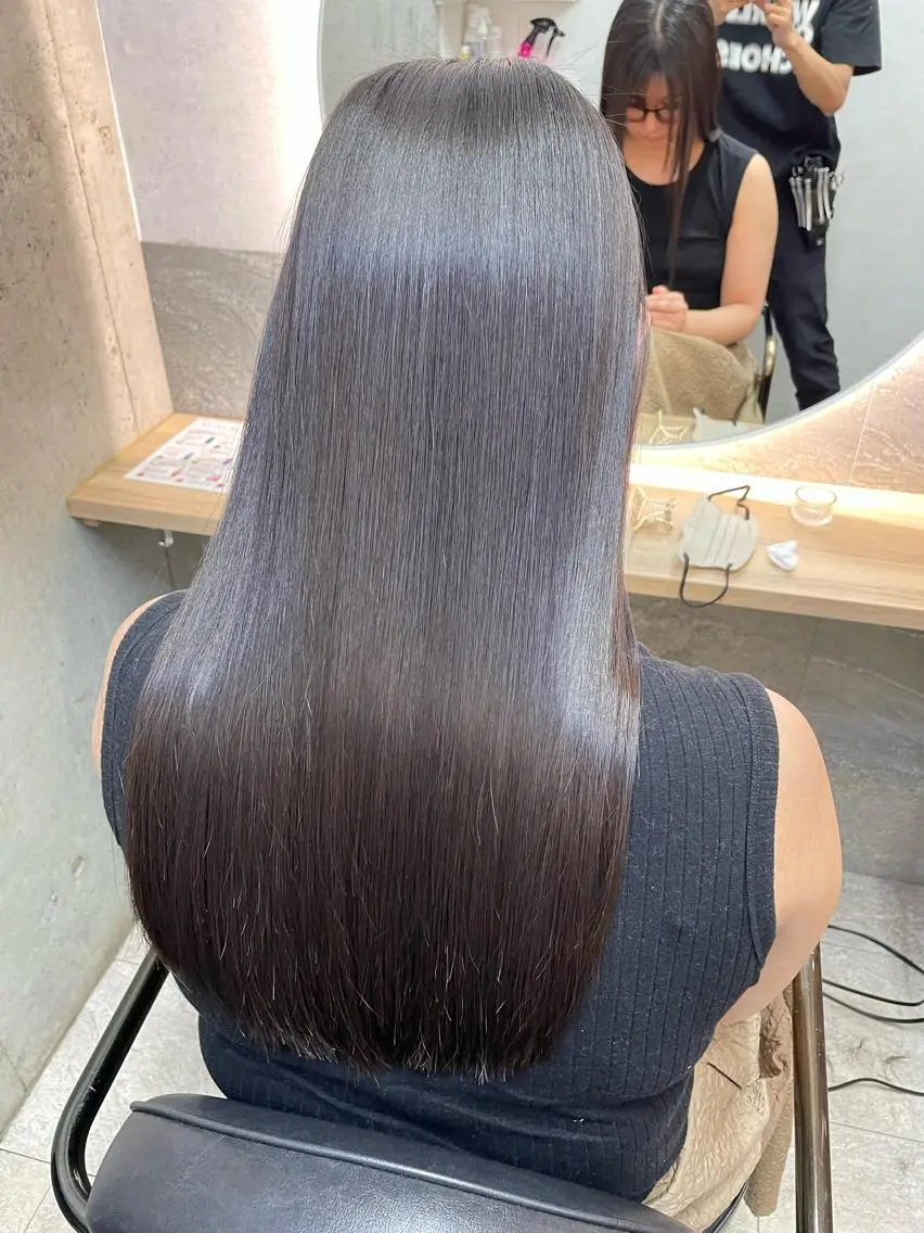 ロング パーマ 縮毛矯正 トリートメント 髪質改善🌸縮毛矯正 専門家💖後藤のヘアスタイル