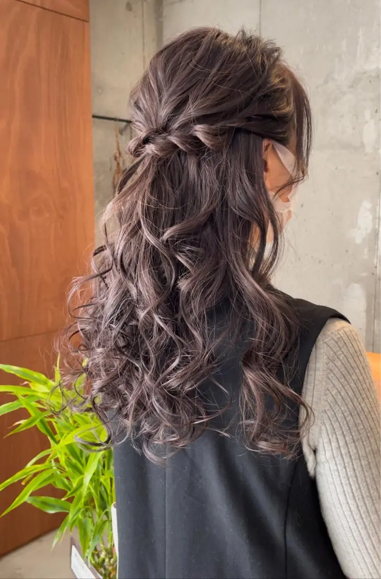 ロング ヘアセット miho 🌼🌼🌼のヘアスタイル