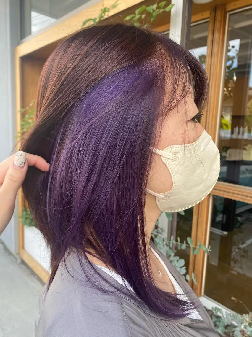 カラー ブリーチ シルバー MIKU ／fulamのヘアスタイル