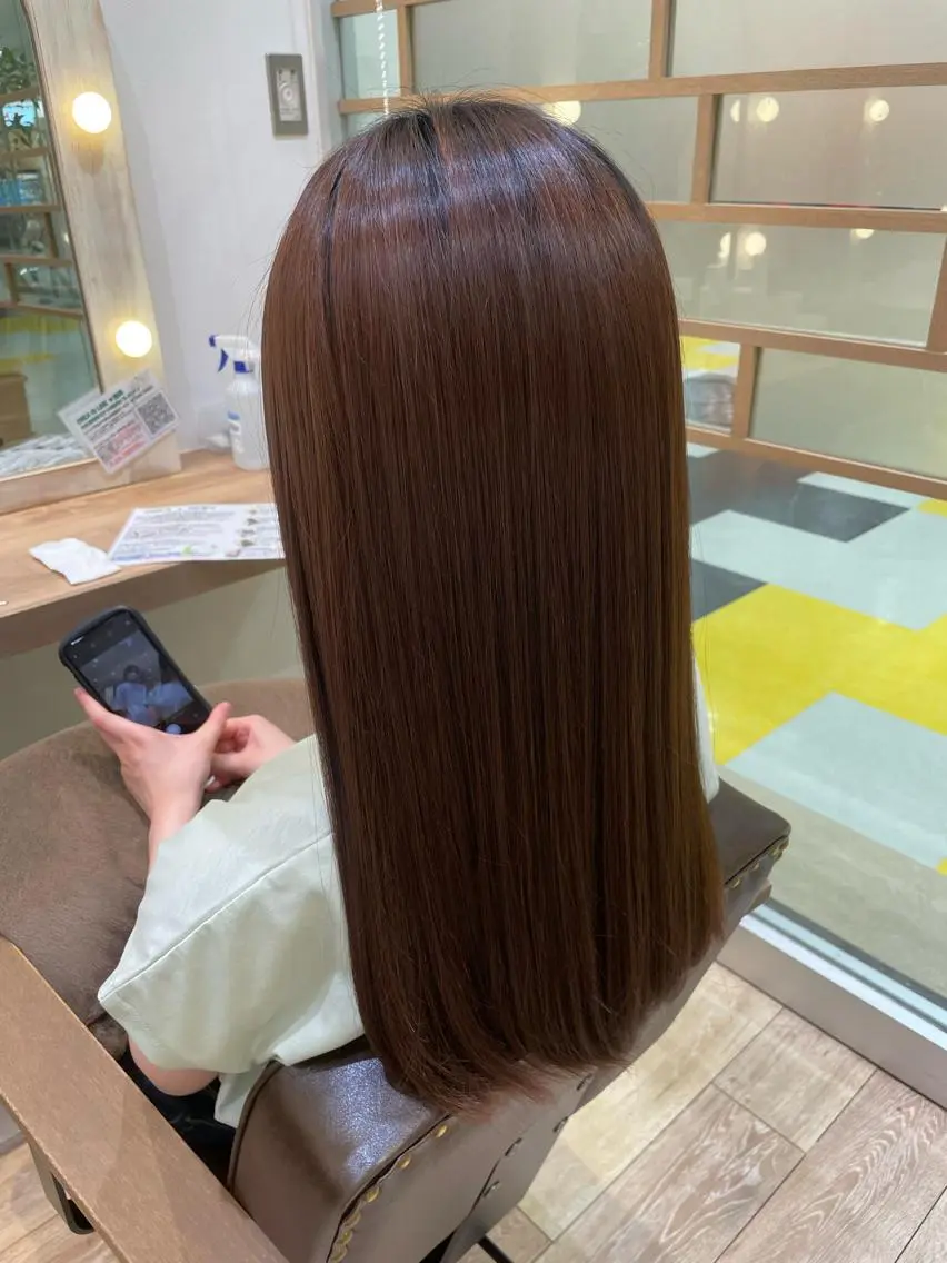 ロング カット 縮毛矯正 ✨酸性ストレート✨ 南川だいさくのヘアスタイル